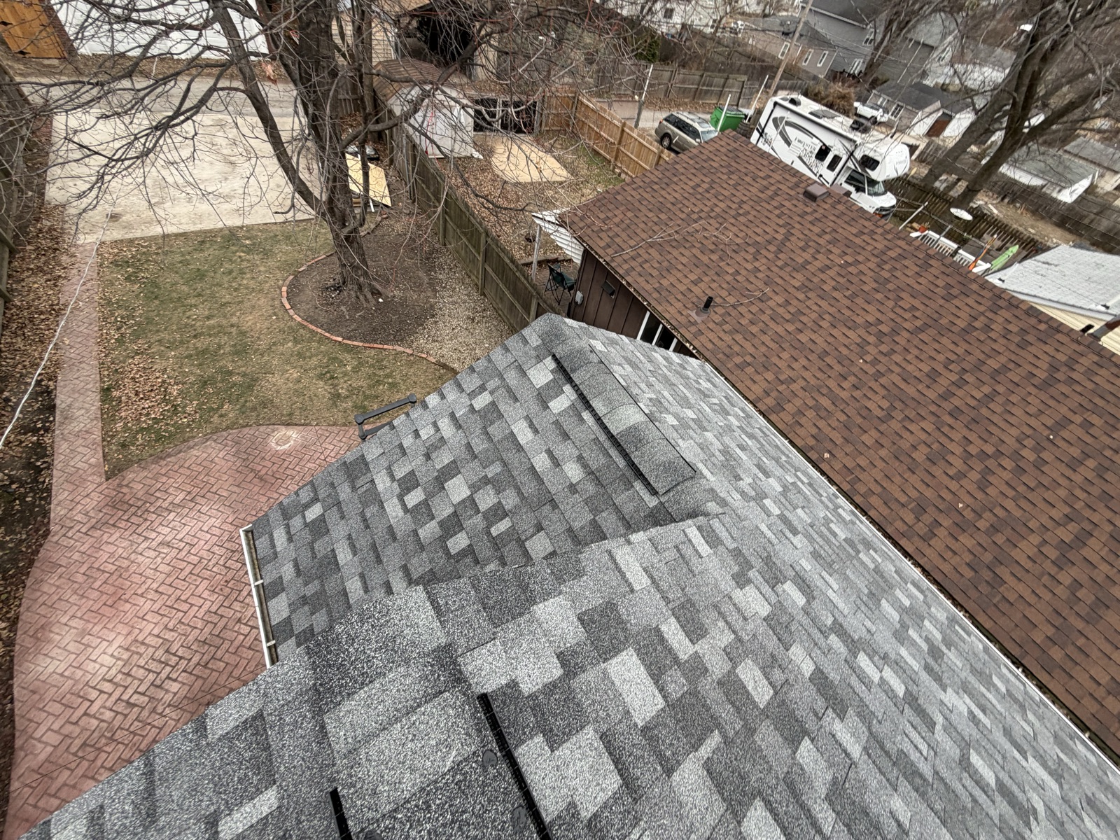 Completed roof replacement by Keys Roofing